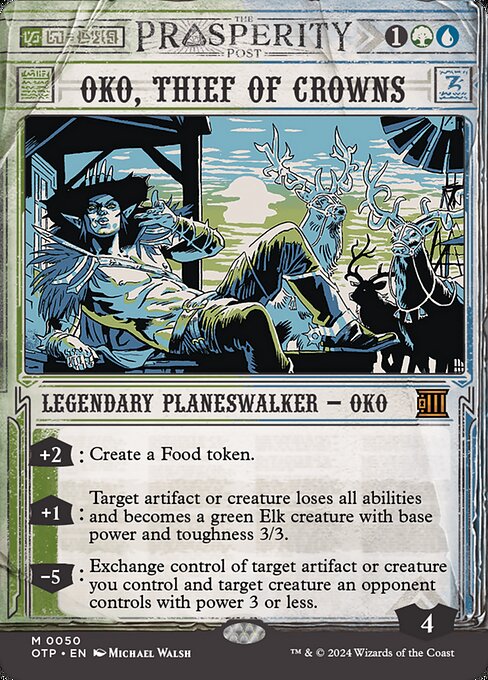 Oko, Thief of Crowns (50) - BORDERLESS - Breaking News - Game On