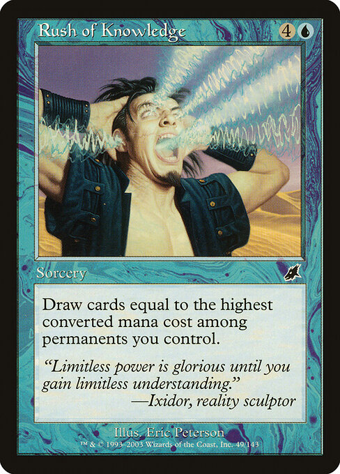 Rush of Knowledge (49) (Foil) - Scourge - Game On