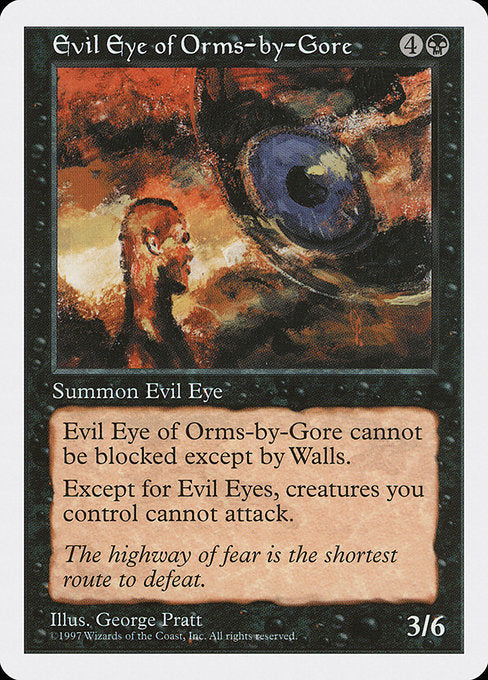 Evil Eye of Orms-by-Gore (159) - Fifth Edition - Game On
