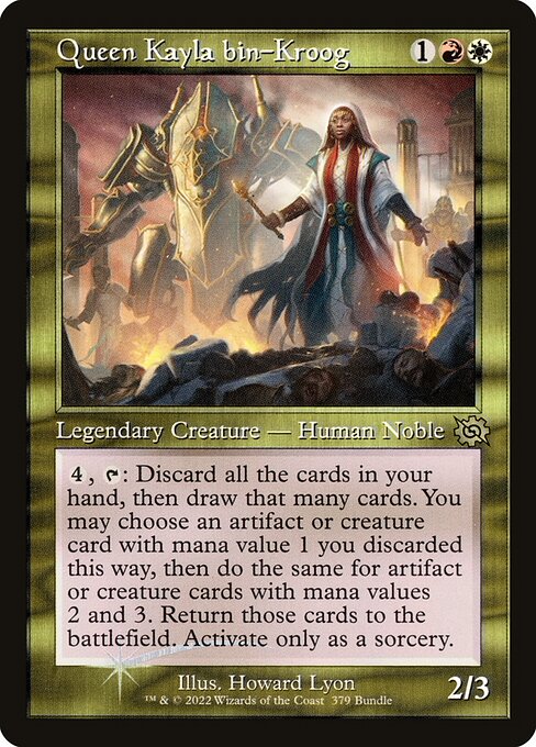 Queen Kayla bin-Kroog (379) (Foil) - The Brothers' War - Game On