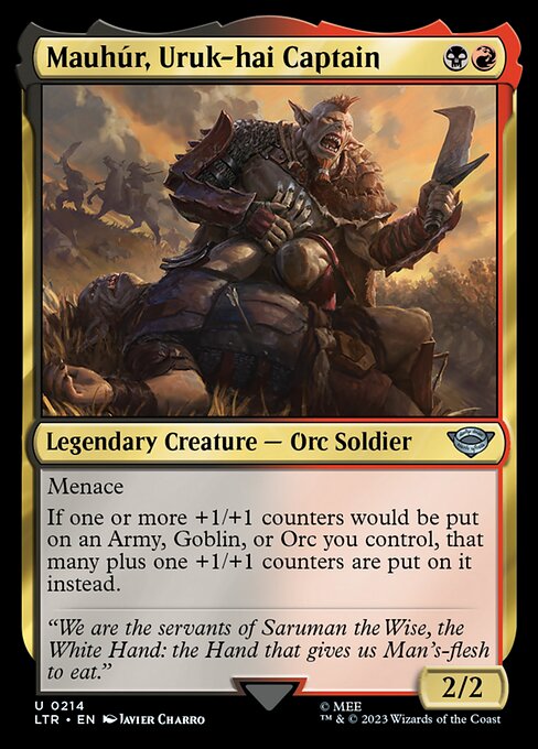 Mauhúr, Uruk-hai Captain (214) - The Lord of the Rings: Tales of Middle-earth - Game On