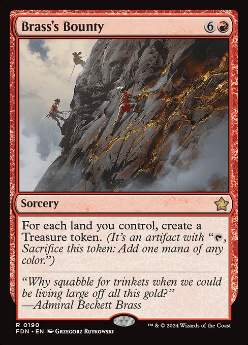 Brass's Bounty (190) (Foil) - Foundations - Game On