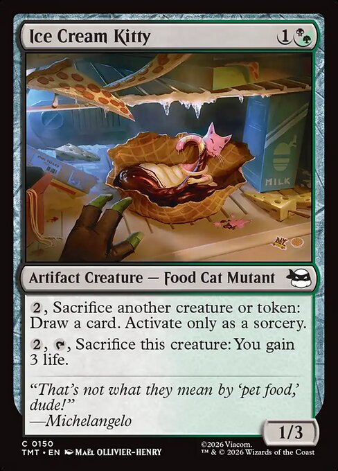 Ice Cream Kitty (150) (Foil) - Teenage Mutant Ninja Turtles - Game On