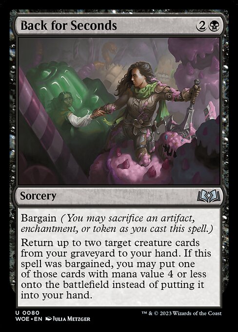 Back for Seconds (80) (Foil) - Wilds of Eldraine - Game On