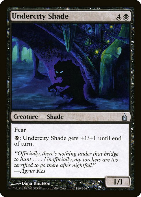 Undercity Shade (110) (Foil) - Ravnica: City of Guilds - Game On