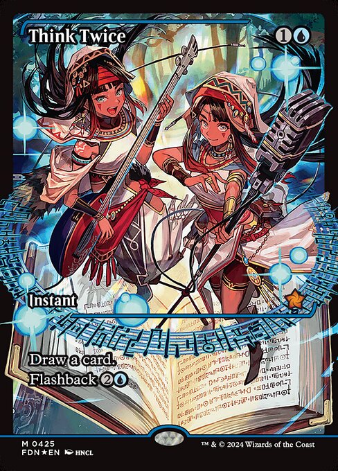 Think Twice (425) - SHOWCASE (Foil) - Foundations - Game On