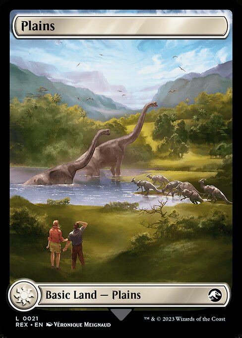 Plains // Plains (21) - FULL ART (Foil) - Jurassic World Collection - Game On