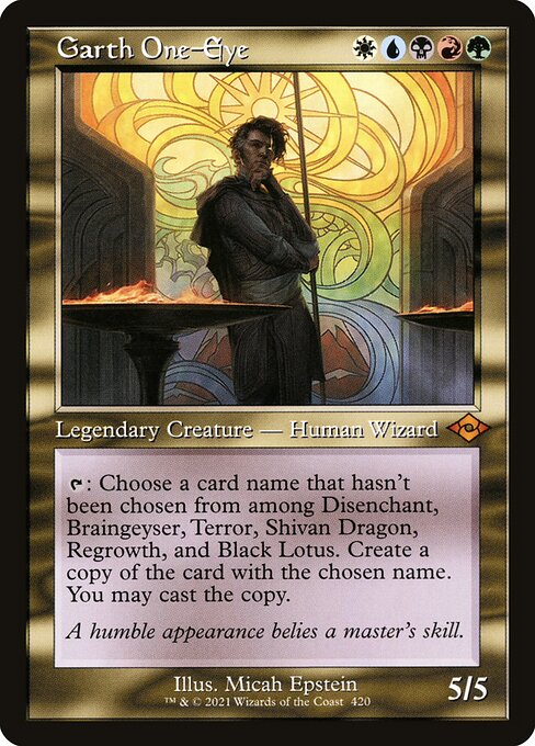 Garth One-Eye (420) (Etched) - Modern Horizons 2 - Game On