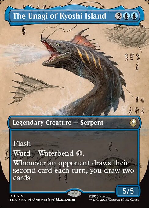The Unagi of Kyoshi Island (319) - BORDERLESS - FULL ART - Avatar: The Last Airbender - Game On