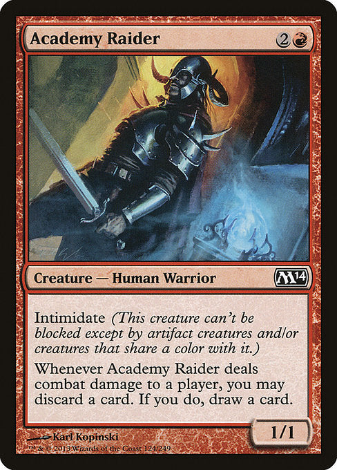 Academy Raider (124) (Foil) - Magic 2014 - Game On