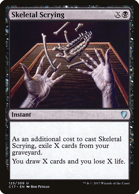 Skeletal Scrying (125) - Commander 2017 - Game On