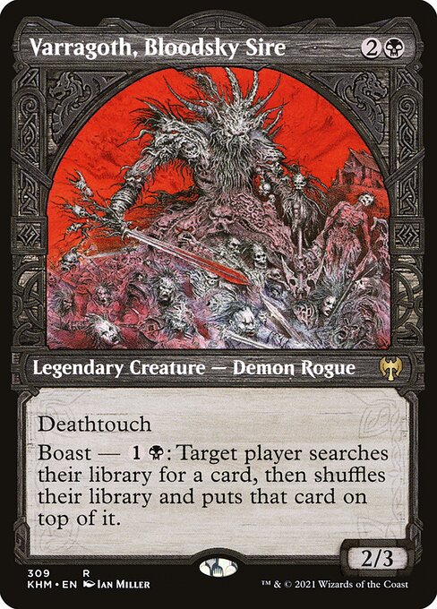 Varragoth, Bloodsky Sire (309) - SHOWCASE (Foil) - Kaldheim - Game On