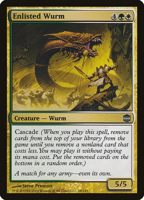 Enlisted Wurm (68) - Alara Reborn - Game On