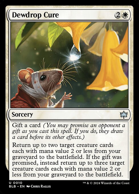 Dewdrop Cure (10) (Foil) - Bloomburrow - Game On