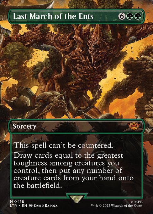 Last March of the Ents (418) - BORDERLESS - FULL ART - The Lord of the Rings: Tales of Middle-earth - Game On