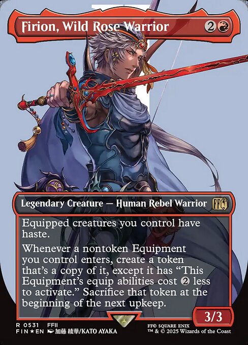 Firion, Wild Rose Warrior (531) - BORDERLESS - FULL ART (Foil) - Final Fantasy - Game On