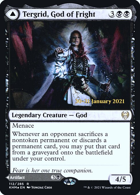 Tergrid, God of Fright // Tergrid's Lantern (112s) (Foil) - Kaldheim Promos - Game On