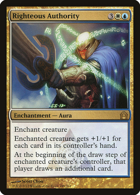 Righteous Authority (189) - Return to Ravnica - Game On