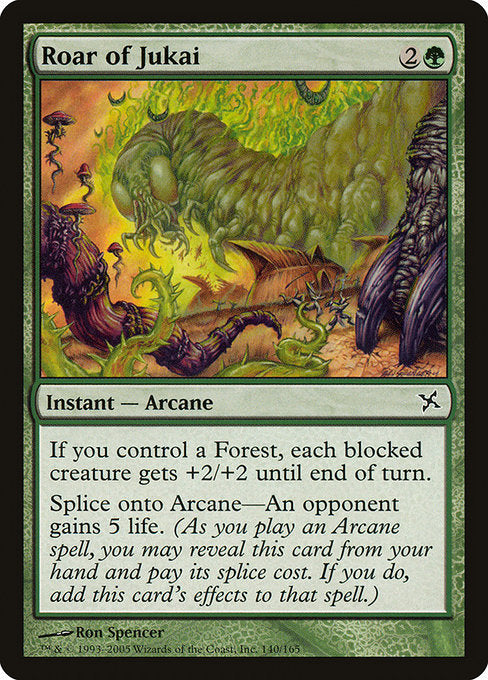 Roar of Jukai (140) (Foil) - Betrayers of Kamigawa - Game On