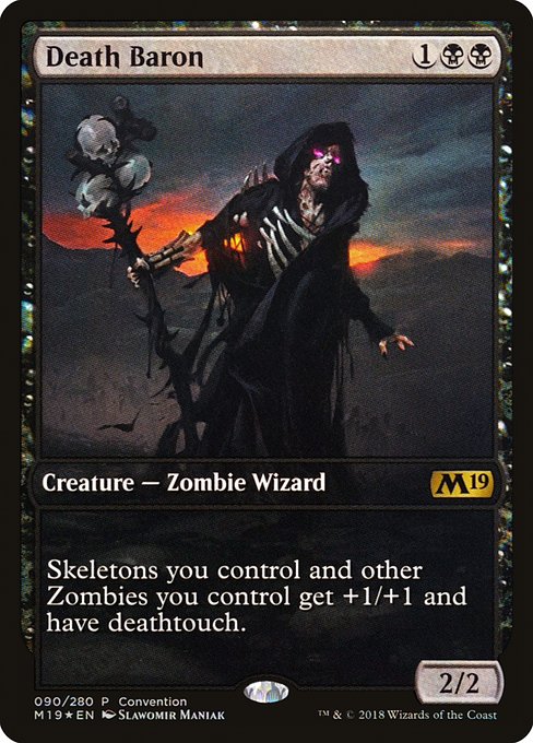 Death Baron (90) - FULL ART (Foil) - Core Set 2019 Promos - Game On