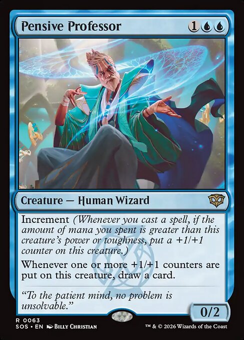 Pensive Professor (63) (Foil) - Secrets of Strixhaven - Game On