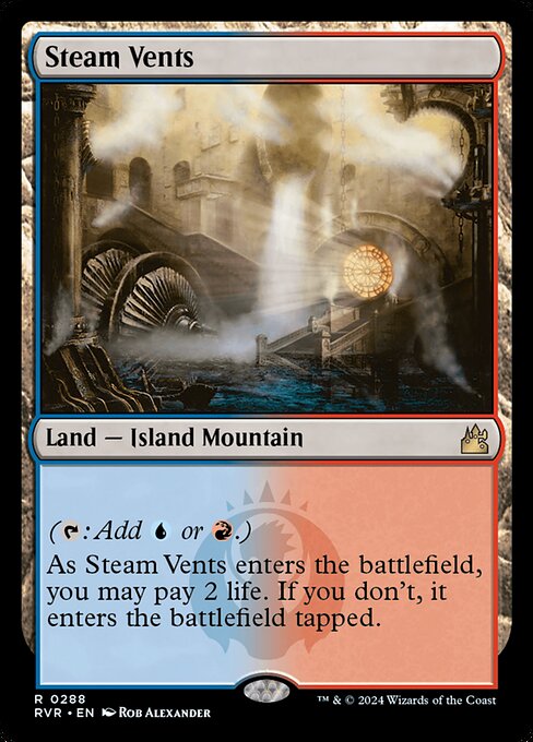 Steam Vents (288) (Foil) - Ravnica Remastered - Game On