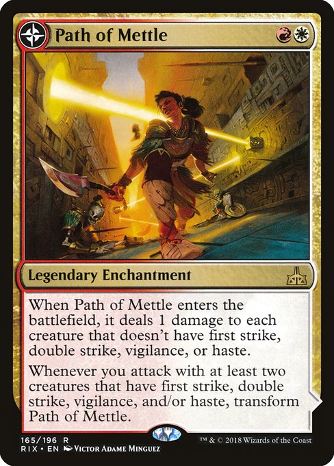 Path of Mettle // Metzali, Tower of Triumph (165) (Foil) - Rivals of Ixalan - Game On