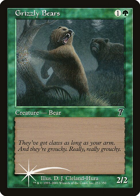 Grizzly Bears (251★) - Seventh Edition - Game On