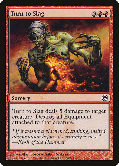 Turn to Slag (106) - Scars of Mirrodin - Game On