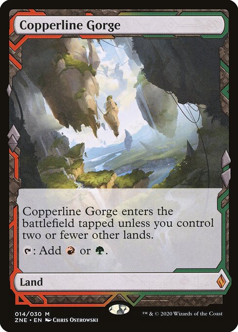 Copperline Gorge (14) (Foil) - Zendikar Rising Expeditions - Game On