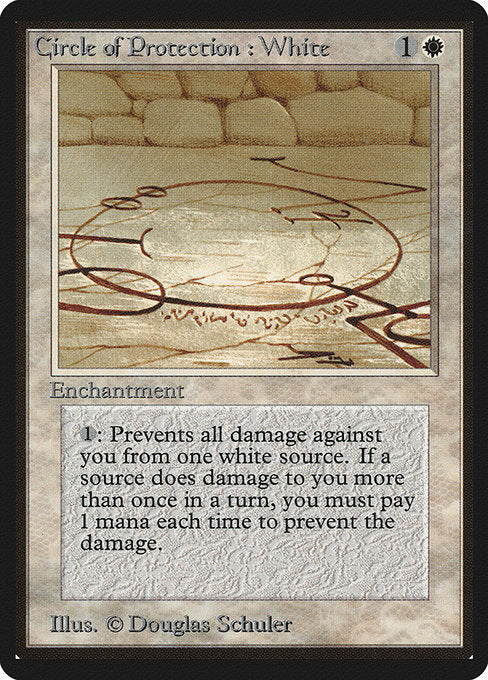Circle of Protection: White (14) - Limited Edition Beta - Game On