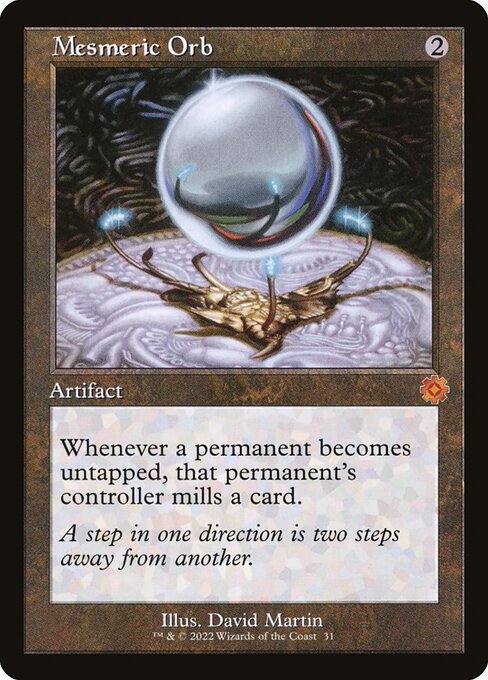 Mesmeric Orb (31) (Foil) - The Brothers' War Retro Artifacts - Game On
