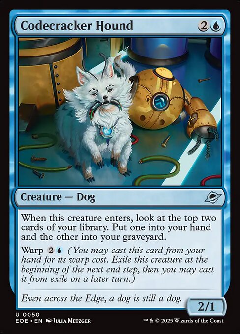Codecracker Hound (50) (Foil) - Edge of Eternities - Game On