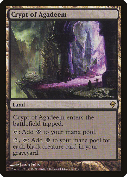 Crypt of Agadeem (212) - Zendikar - Game On