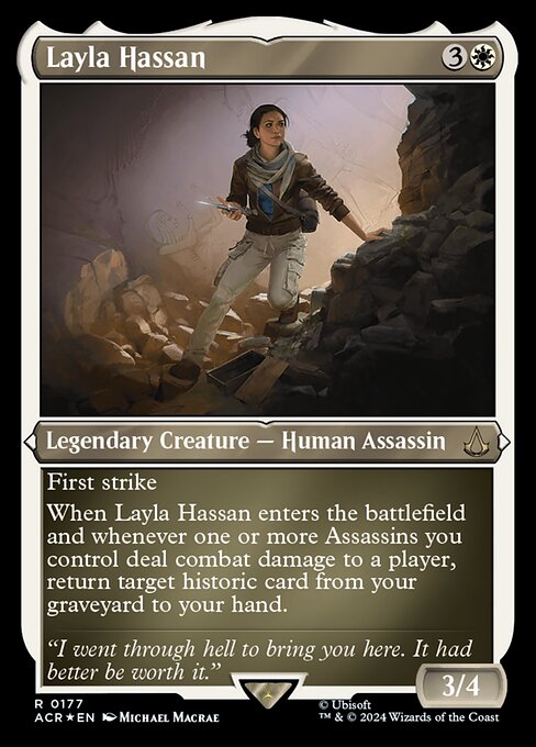 Layla Hassan (177) (Etched) - Assassin's Creed - Game On
