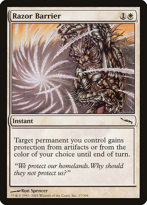 Razor Barrier (17) - Mirrodin - Game On