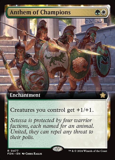 Anthem of Champions (477) - EXTENDED ART - Foundations - Game On