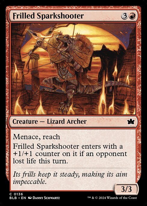Frilled Sparkshooter (136) (Foil) - Bloomburrow - Game On