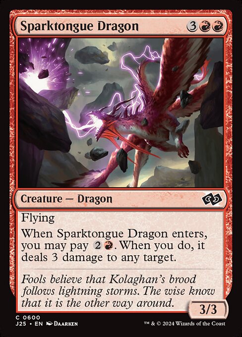 Sparktongue Dragon (600) - Foundations Jumpstart - Game On