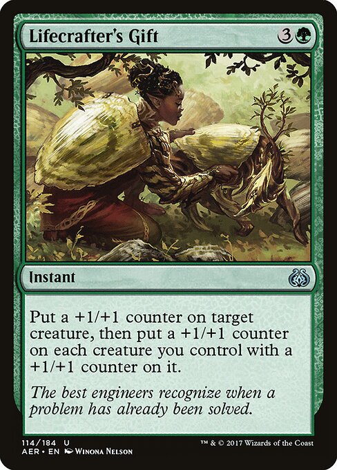 Lifecrafter's Gift (114) (Foil) - Aether Revolt - Game On