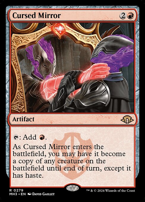 Cursed Mirror (279) (Foil) - Modern Horizons 3 - Game On