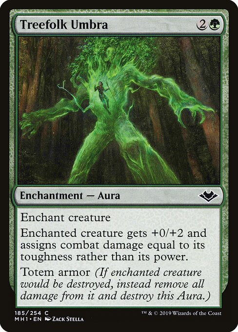 Treefolk Umbra (185) (Foil) - Modern Horizons - Game On