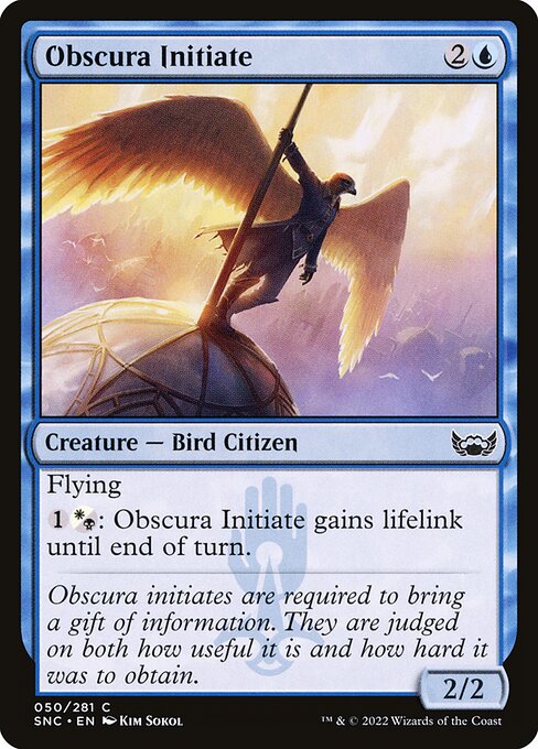 Obscura Initiate (50) (Foil) - Streets of New Capenna - Game On