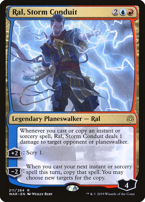 Ral, Storm Conduit (211) (Foil) - War of the Spark - Game On