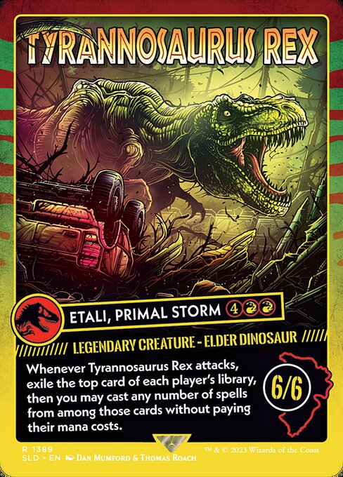 Etali, Primal Storm (1389) - BORDERLESS - FULL ART - Secret Lair Drop - Game On
