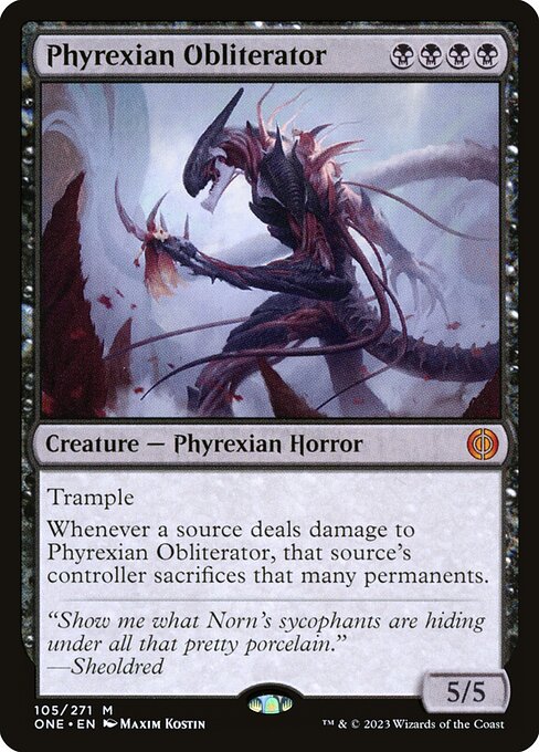 Phyrexian Obliterator (105) (Foil) - Phyrexia: All Will Be One - Game On