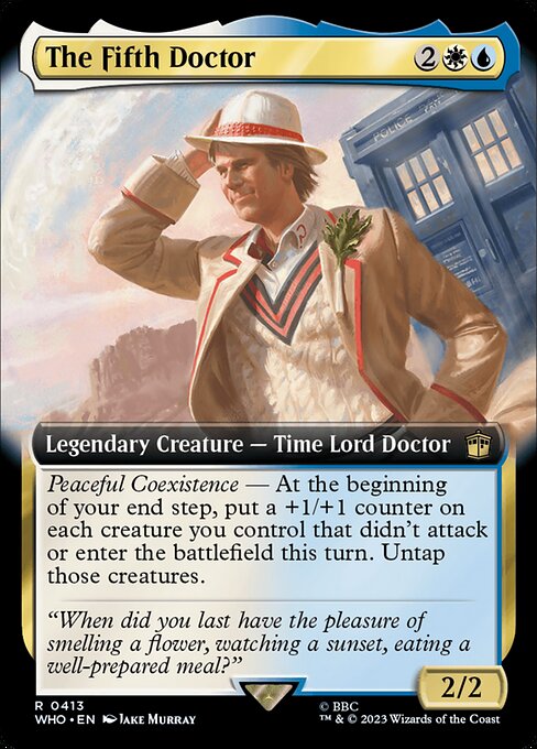The Fifth Doctor (413) - EXTENDED ART - Doctor Who - Game On