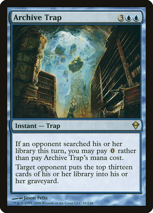 Archive Trap (41) (Foil) - Zendikar - Game On