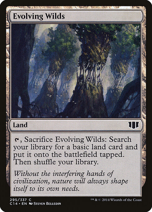 Evolving Wilds (295) - Commander 2014 - Game On