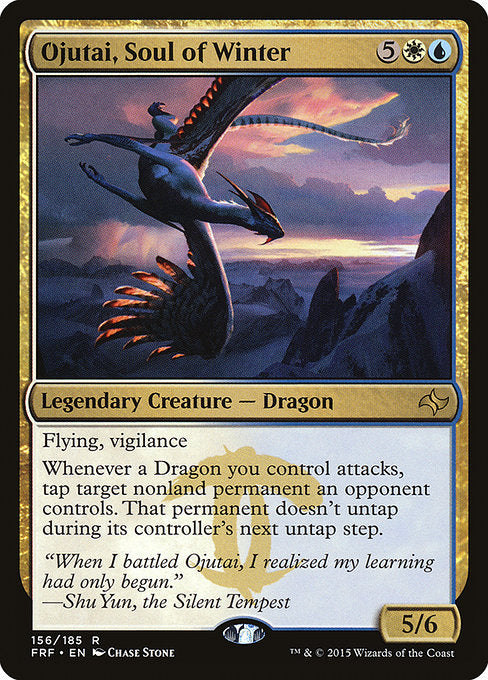 Ojutai, Soul of Winter (156) (Foil) - Fate Reforged - Game On
